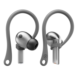 ELAGO Ear Hooks Designed for Samsung Galaxy Buds 3 & Galaxy Buds 3 Pro Earbuds Accessories, Anti-Slip, Ergonomic Design, Comfortable Fit (Dark Grey)