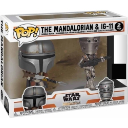 POP Star Wars The Mandalorian 3.75 Inch Action Figure 2-Pack Exclusive - The Mandalorian & Ig-11