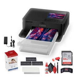 CANON Selphy Cp1500 Photo Printer + Kp-108In Color Ink And Paper Set + More Bundle