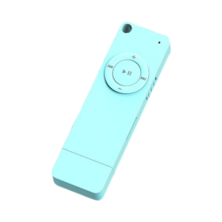 GREEN SCENIC 16GB Ultra-Thin Mp3 Player – Portable, Built-In Speaker, USB/tf Expansion, 4 Hours Of Playback [Blue]