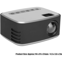 GREEN SCENIC Full HD 1080P Video Projector, Mini Portable Projector \w Remote Control, Smart Projector for Home Theater Outdoor Movies (Multimedia