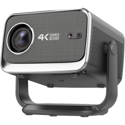 GREEN SCENIC Smart Projector With Wifi 6 And Bluetooth, Outdoor Movie Projector, 1080P Auto Focus Ceiling Projector