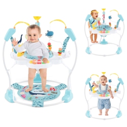 COSTWAY Baby Stationary Activity Center Infant Jumper With Removable Foot Pad