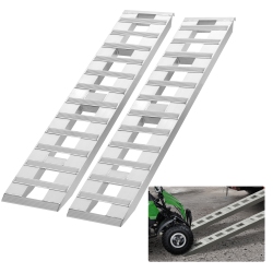 VEVOR 72" X 15" Aluminum Ramps, 6000 Lbs Capacity Loading Ramps for Motorcycle/dirt Bike/trailer/atv/utv/garden Tractor/lawn Mower, 2PCs
