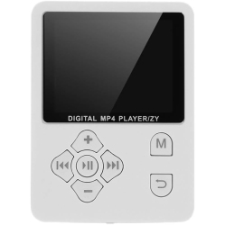 GREEN SCENIC Portable Mp4 Music Player - 64GB Expandable Storage | Amv Video | Lightweight And Portable In White