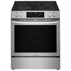 Frigidaire Gallery 30" 5.3 Cu.Ft. Fan Convection Freestanding Electric Air Fry Range (GCFE305CBF) -Stainless