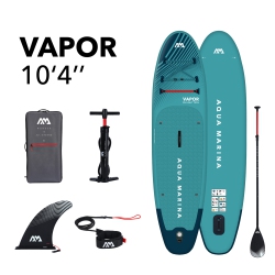 AQUA MARINA - Vapor 10'4"all-Around Inflatable Stand Up Paddle Board (Isup)