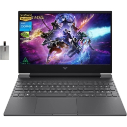 HP Refurbished (Excellent) - Victus 15.6" 144Hz Gaming Laptop, Intel Core I5-12450H, 2Tb PCie SSD, 64GB Ram, Nvidia Gtx 1650 Graphics, Backlit Kb