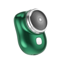 GREEN SCENIC Shaver Electric Washable Razor USB Charging Portable Travel Car Mini Men's Shaver