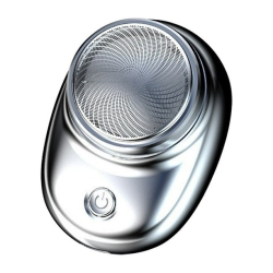 GREEN SCENIC Dynamic Shaver Portable Mini Shaver Fast Charging Travel Shaver Men's Car Shaver Head(White)