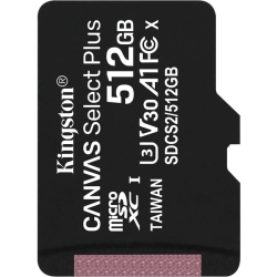 KINGSTON Sdcs2 Canvas Select Plus Microsd Card With Android A1 Performance Class (Sdcs2/512GBsp)