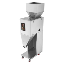 VEVOR Particle Filling Machine, 0.022-2.2 Lbs/10-1000G, Automatic Filler Machine \w Foot Pedal, Stainless Steel Weighing Filling Machine, Weigh