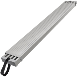 VEVOR 9-15 Feet Telescoping Aluminum Work Plank, 500Lbs Capacity, 12.5 Inch Width Aluminum Scaffold Plank, Extension Staging Plank \w Skid-Proof