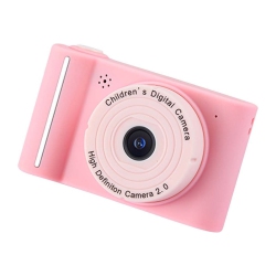 GREEN SCENIC Mini Children's Digital Camera, Dual Lens, 2.0-Inch Ips Screen, Cute Photo Frame, Mini Children's Camera Digital Ccd Camera [Pink]