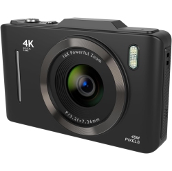 GREEN SCENIC Pink48 Megapixel Vlog Camera, 32GB Memory Card – Webcam, Image Stabilization, 2.8-Inch Ips Screen, Ccd Digital Camera, High-Value Zoom