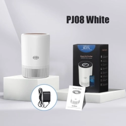 GREEN SCENIC Ultra Quiet Air Purifier – Removes Bacteria, Viruses And Odors – Sleep Mode, Filter Reminder, Bedroom Friendly(White)