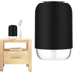 GREEN SCENIC Cool Mist Humidifier With Led Night Light, Portable Mini USB Desktop Humidifier Aromatherapy Essential Oil Diffuser for Living Room -