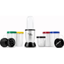 MAGIC BULLET Blender Mixer & Mini-Food Processor In-One - In Silver