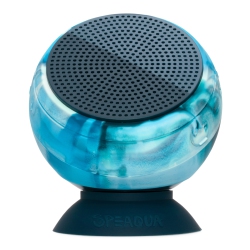 SPEAQUA - Barnacle Vibe 3.0 Portable Waterproof Tooth Speaker With Built In Storage (2, 000 Songs) - Tidal In Blue