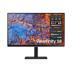 SAMSUNG Viewfinity S8 27" 4K Uhd 60Hz 5Ms Gtg Ips Lcd Monitor (Ls27B804Pxnxgo) - In Black