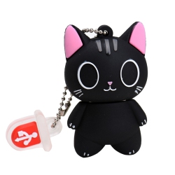 GREEN SCENIC Cartoon Cat USB Flash Drive - Durable And Dustproof, 64GB High-Speed Storage, Can Store Music, Movies And Documents, A Great Gift