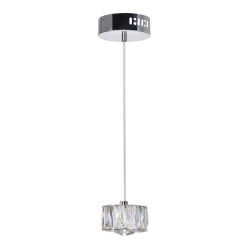 CWI LIGHTING CANADA Milan Led Mini Pendant With Chrome Finish
