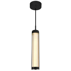 CWI LIGHTING CANADA Neva 3 In Led Integrated Pendant In Black