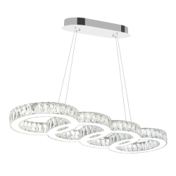 CWI LIGHTING CANADA Milan Led Chandelier With Chrome Finish
