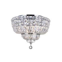 CWI LIGHTING CANADA Stefania 8 Light Bowl Flush Mount With Chrome Finish