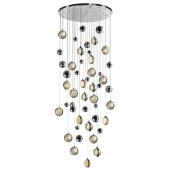 CWI LIGHTING CANADA Salvador 32 In Led Integrated Polished Nickel Chandelier