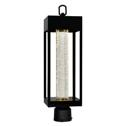 CWI LIGHTING CANADA Rochester Led Integrated Outdoor Lantern Head In Black
