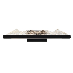 CWI LIGHTING CANADA Himalayas Integrated Led Vanity Light In Black