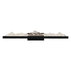 CWI LIGHTING CANADA Himalayas Integrated Led Vanity Light In Black