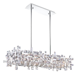 CWI LIGHTING CANADA Arley 12 Light Island Chandelier With Chrome Finish
