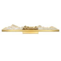 CWI LIGHTING CANADA Himalayas Integrated Led Brass Vanity Light