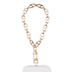 ARTIKL Coffee Bean Chain Wristlet Phone Strap - In Gold