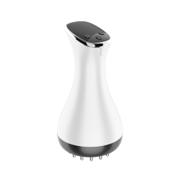 MYACUC Electric Meridian Massage Brush, Home Use Abdominal Massager Scraping Device for Shoulder & Neck, Vibration Light Massager for Full Body In Red