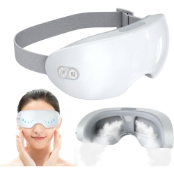 MYACUC Steam Therapy Eye Mask, 2 Levels Adjustable Eye Steamer for Dry Eye, Smart Hot & Cold Steam Eyes Mask for Dark Circles Puffiness Relaxation