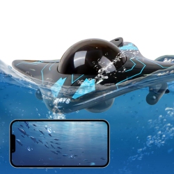 MYACUC Rc Boat With Camera App Wireless Control, Remote Control Boat for Pools & Lakes Real-Time Shoot, for Adults Boys Girls From 8 Years