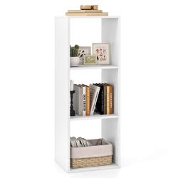 COSTWAY 2/3-Cube Bookcase Open Back Bookshelf With Anti-Tip Kit Modern Style Organizer