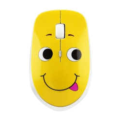 GREEN SCENIC 2.4Ghz Wireless Mouse With Cute And Naughty Expression, Silent Wireless Mouse, Portable Optical Mouse, Cartoon Computer Mouse