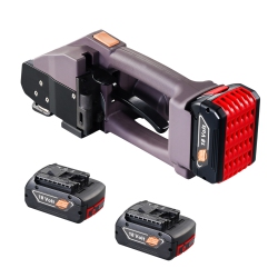 VEVOR Electric Strapping Machine, for 0.39"-0.75" Pp Pet Straps, Portable Electric Banding Tool \w Digital Display, 2 X 4000Mah Battery Powered