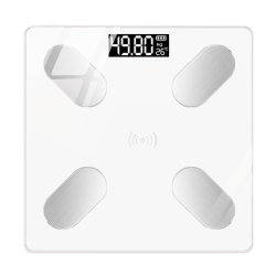GREEN SCENIC Ultra-Thin Electronic Weight Scale - Automatic Calibration, Bright Led Display, Tempered Glass Scale Plate, Non-Slip Mat, Space Saving