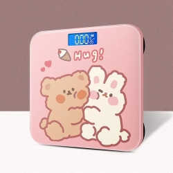 GREEN SCENIC Cute Digital Scale – Accurate Measurement, Easy-To-Read Display, Touch-Activated Automatically, Durable Tempered Glass Scale
