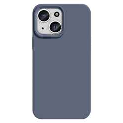 PANDACO Soft Shell Open Lavender Case for Iphone 15 Plus In Grey