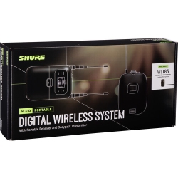 SHURE Brand New - Slxd15/85 Digital Camera-Mount Wireless Cardioid Lavalier Mic System (H55: 514 to 558 Mhz)