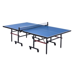 VEVOR Ping Pong Table, Professional Table Tennis Game, Indoor Mdf Portable Table Tennis Table, Foldable Ping Pong Table \w Quick Clamp Net, 10 Minute