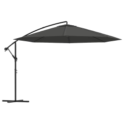 VIDAXL Cantilever Garden Parasol With Aluminium Pole 350 Cm Anthracite