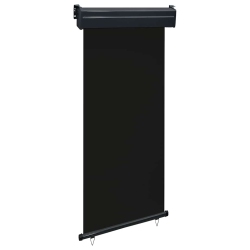 VIDAXL Balcony Side Awning 105X250 Cm In Black
