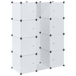 VIDAXL Modular Cabinet With 9 Compartments 109X36.5X143 Cm In White